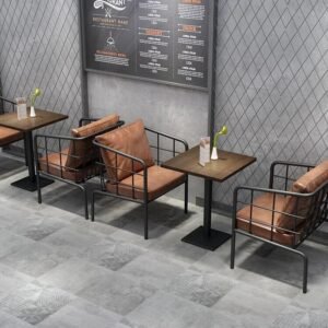 Restaurant Single Stand Table Chair