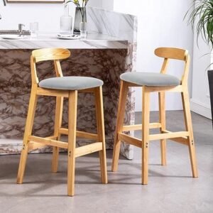 BINZHI Bar Stools Set of 2 Counter