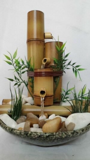 Bamboo Bowl Indoor Water Fountains