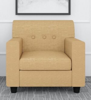 Beige Coloured Modern Sofa