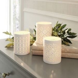 Bisque Votive  Set of 3