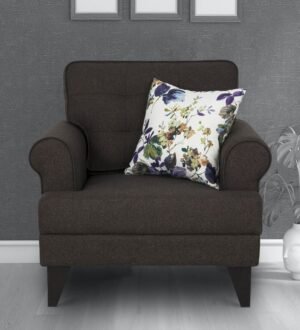 Brown Coloured Fabric Sofa