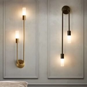 Copper U-Shape Luster LED Wall Lamp