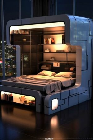 Cyberpunk Style Modular Bedroom