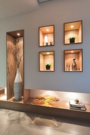 Decorative Wall Accent with Lighting