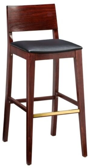 European Beech Wood Bar Stools - Made in the USA