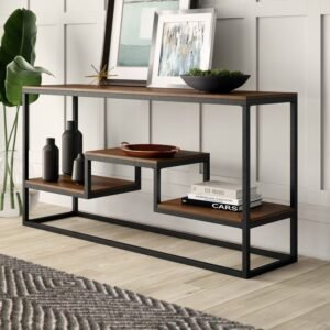 Iron Frame Console Table