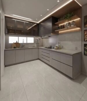 L- Shaped Modular Kitchen