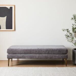 Living Room Mineral Grey Coloured Bench
