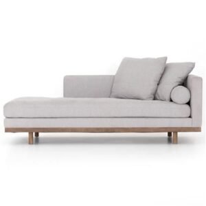 Modern Classic Grey One Side Arm Lounge & Cushions