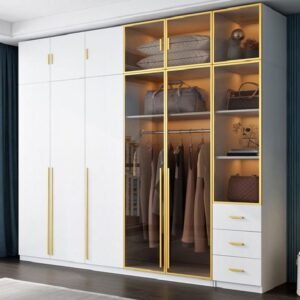 Modular Wardrobe with Clothe Racks