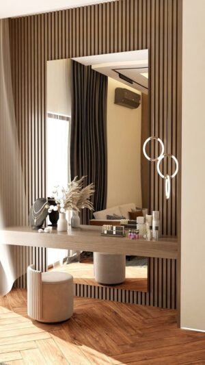 Moroccan Style Frosted Glass Mirror