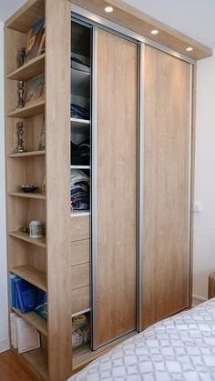 Plywood Modular Wardrobe with LED Lights
