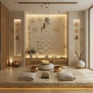 Pooja Room Wall Design