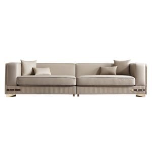 Postmodern Luxurious Leather Sofa