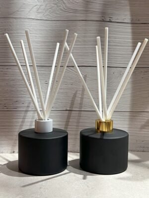 Reed Diffuser Home Fragrance Matt Black Gold Top