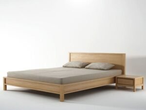 Solid Wooden Queen Size Bed