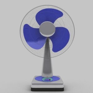 Standard Table Fan with 3 Blue Blades