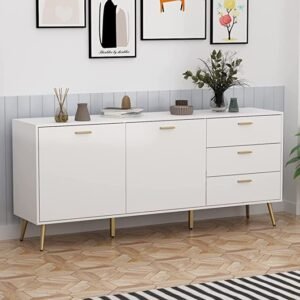 Storage Cabinet with 3 Drawers & 2 Doors