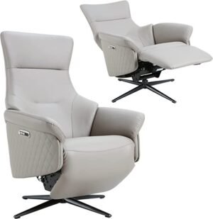 Swivel Leather Electric Recliner Chair
