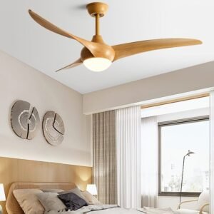 Traditional Ceiling Fan with Center Warm Light