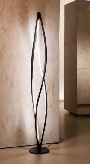 Twisted Shape LED Floor Lamp