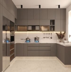 U- Shaped Modular Kitchen