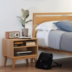 Walnut Bedside Table