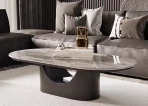 Marble + Iron Leg Center Table