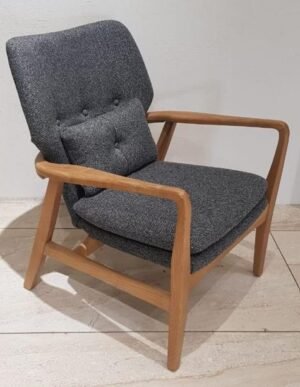 Modern Wooden Dining Chair with Backrest Cushion