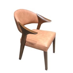 Light Cream Coloured Dining Arm Chair