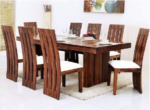 Pure Solid Sheesham Wood Dining Table