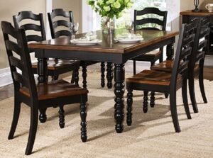 Square Shaped Wooden Dining Table