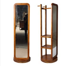 Solid Wood Household Dressing Mirror